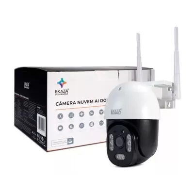 Smart Câmera Nuvem Ia Dome Wifi EKGS-s3044 Ekaza Novo