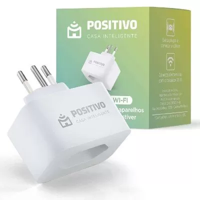 Smart Plug Wifi 10A 1000W Positivo Casa Inteligente