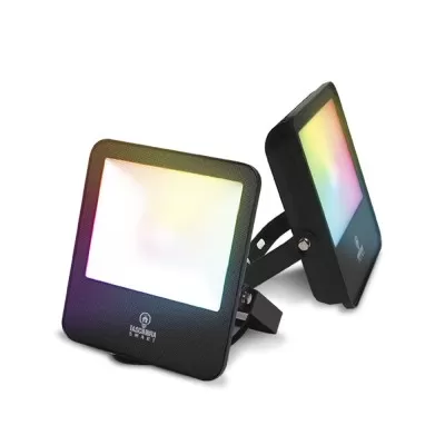 Smart Refletor Wi-fi 50w RGB + CCT Preto Taschibra
