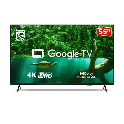 Smart TV 55PUG7408/78 55 Polegadas 4K UHD Google TV Philips