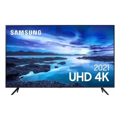 Smart TV LED UHD 4K 55 Polegadas Preta 55AU7700 Samsung