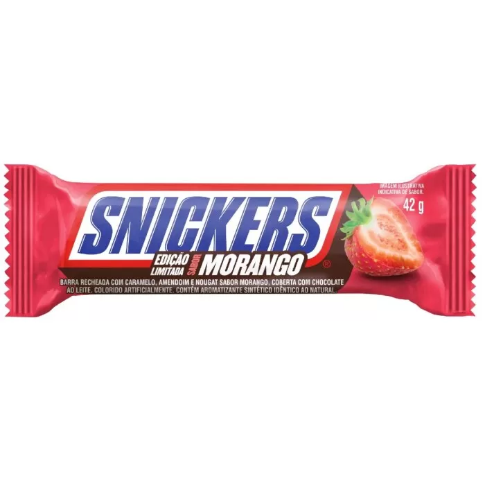 Snickers mousse De Morango 42G