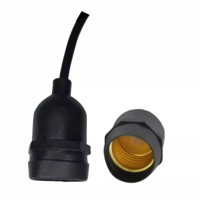 Soquete Para Lâmpada E27 Cor Preto 250V 4A G-light