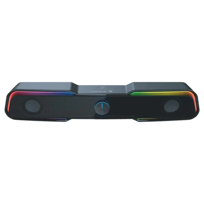 Soundbar Gamer Rgb Black Hawk Fortrek Usb P2 6w Preta