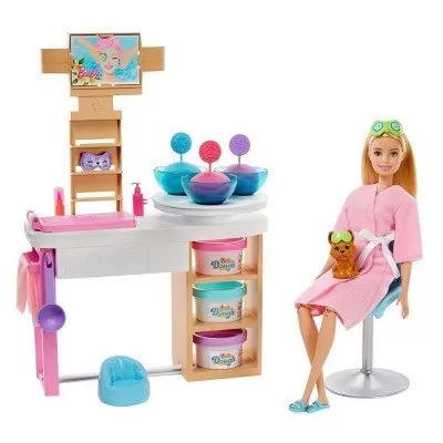 Spa de Luxo da Barbie + Boneca Barbie e Acessórios Mattel