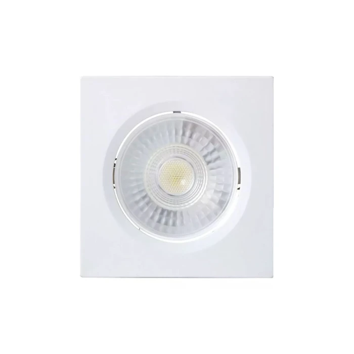 Spot De Embutir Quadrado 8W 3000K Cor Branco Bivolt G-light