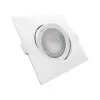 Spot De Embutir Quadrado Branco AllTop Par20 7W 3000K Novo