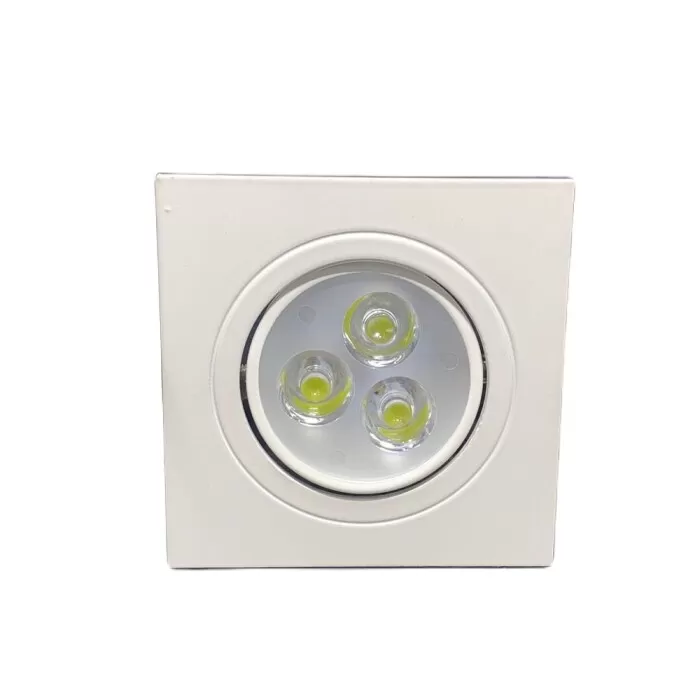 Spot De Led 3W Bivolt High Power Branco Novo