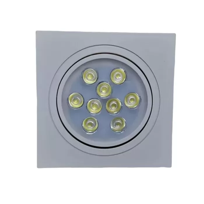 Spot De Led Embutir Quadrado 12W 6500K 12 Leds C90012 Novo