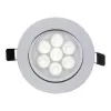 Spot De Led Embutir Redonda 7W 3000K 7 Leds 40007 Novo