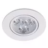 Spot De Led Embutir Redondo 3W 6500K 3 Leds Ds Led Novo