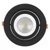 Spot De Led Plano De Embutir Redondo Par30 Preto MbLed