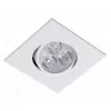 Spot De Led Quadrado 3W 4000K Branca Luz Novo