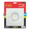 Spot Embutir Redondo 8W 3000K Branco G-Light Novo