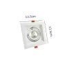 Spot Evidence Deluxe Uno Cor Branco Recuado 7W 3 Cor Avant