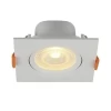 Spot Led De Embutir Quadrado Branco 8w 3000k Quente Blumenau