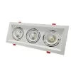 Spot Led Embutir Evidence Trio 21W 3K/6K Branco Deluxe