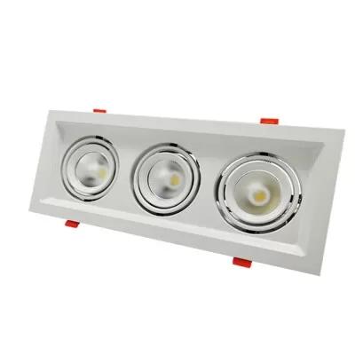 Spot Led Embutir Evidence Trio 21W 3K/6K Branco Deluxe