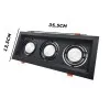 Spot Led Embutir Evidence Trio 21w 3K/6K Cor Preto Deluxe