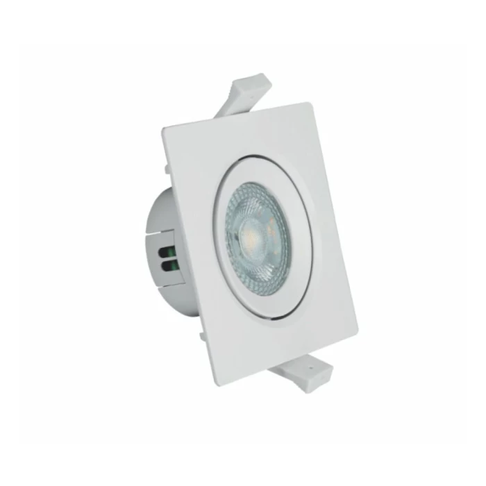 Spot Led Embutir Quadrado 12W 3000K Bivolt Branco G-light