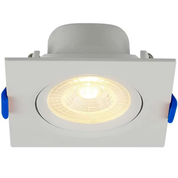 Spot Led Embutir Quadrado 3w 4100k Blumenau Bivolt Branco