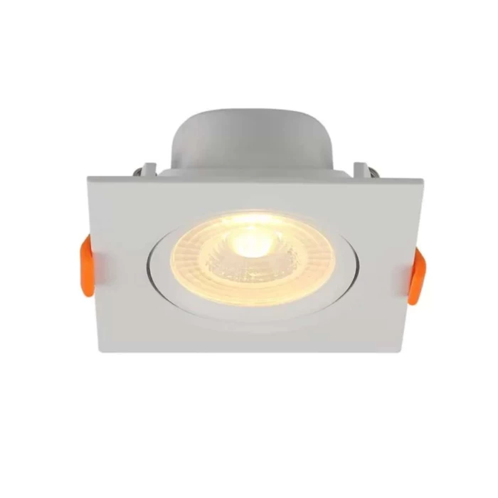 Spot Led Embutir Quadrado 3w 6500k Blumenau Bivolt Branco