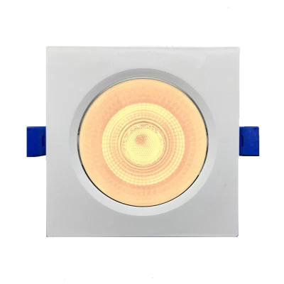 Spot Led Embutir Quadrado Bivolt Blumenau 6W 3.000K