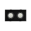 Spot Led Flea Duo De Embutir 2x Mr16 Preto Nordecor