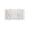 Spot Led Flea Duo De Embutir Para 2x Mr16 Branco Nordecor