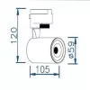 Spot Para Trilho Elétrico Branco 5w 3000k Bivolt Blumenau