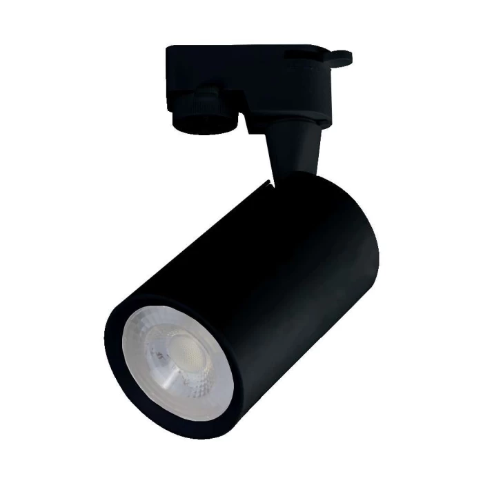 Spot Para Trilho Lâmpada Mr16 Gu10 Preto 50w Bivolt Blumenau