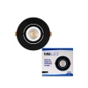 Spot Plano De Embutir Redondo 1x Par20 Preto 6281 MbLed