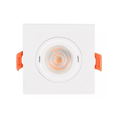 Spot Plano Para Embutir Quadrado 1xPAR30 Branco MbLed