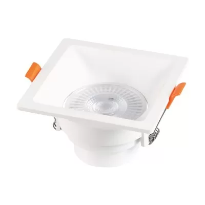 Spot Recuado Embutir Quadrado 6W 3000K Branco Blumenau Novo