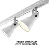 Spot Sobrepor Hol Eletrocalha 1xE27 Par20 Branco Taschibra