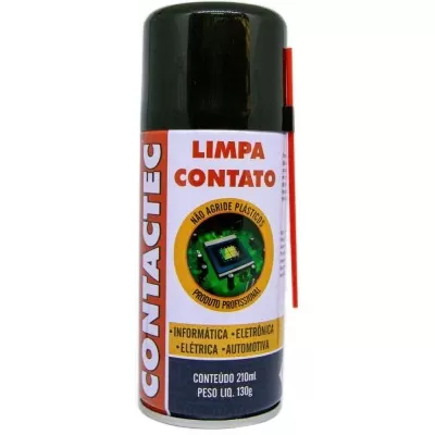 Spray Contactec Implastec 130G 210ml Limpa Contato