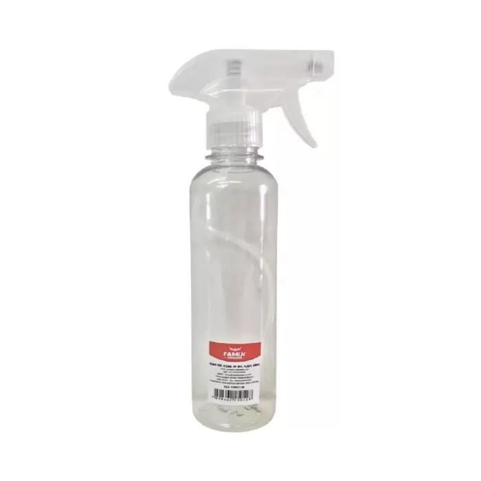 Spray Pulverizador Com Gatilho Transparente 300mL Famix