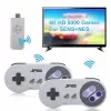 Super Nintendo Stick Gamer 2.4Ghz C/ 5 Mil Jogos 2 Controles