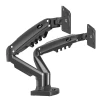 Suporte Articulado de mesa com Amortecedor para 2 monitores