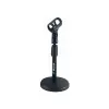 Suporte De Mesa Para Microfone Ajustavel Cor Preto LE3602