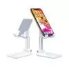 Suporte Para Celular De Mesa Dobrável Cor Branco Xc-Sp-20