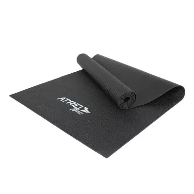 Tapete Para Yoga Premium Preto Pvc - Atrio Modelo ES311 Novo