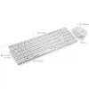 Teclado e Mouse Multilaser TC203 Branco Sem Fio