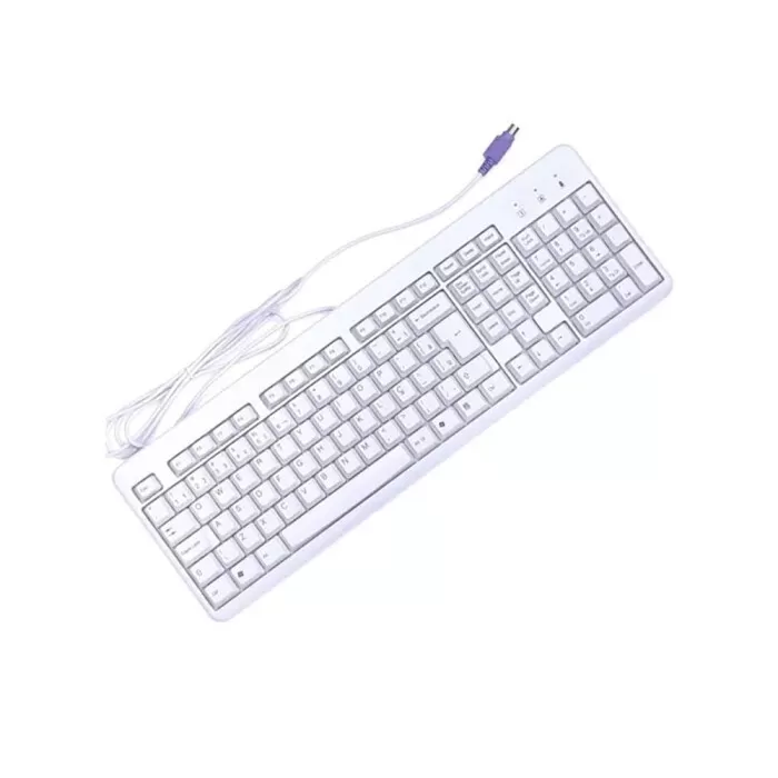 Teclado Branco Conexão At 297 Mtek Novo