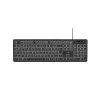 Teclado Com Fio Usb Iluminação Preto Tm700 Multi Novo