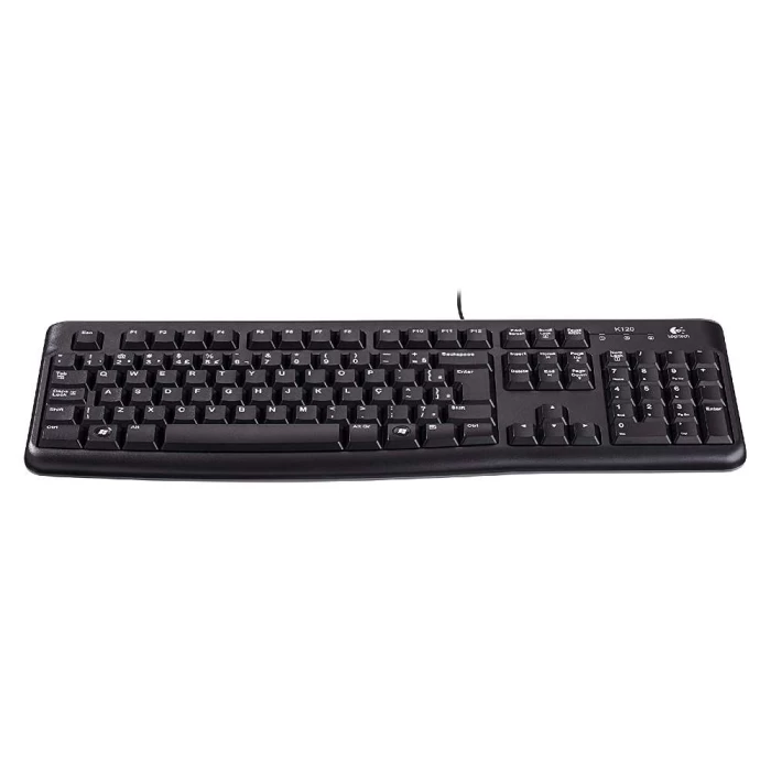 Teclado Com Fio Usb K120 Logitech