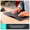 Teclado Ergonomico Partido Inalámbrico Logitech Ergo K860