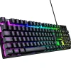 Teclado Gamer De Membrana Fearless 100 Led Rainbow Fortrek