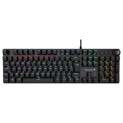 Teclado Gamer Mecânico Gk7 Cor Preto Com Rgb Fortrek