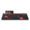 Teclado Gamer Multimídia Vermelho C/suporte De Celular Gk120